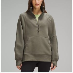 Lululemon Scuba Oversized Funnel-Neck Half Zip Long, Size XL/XXL